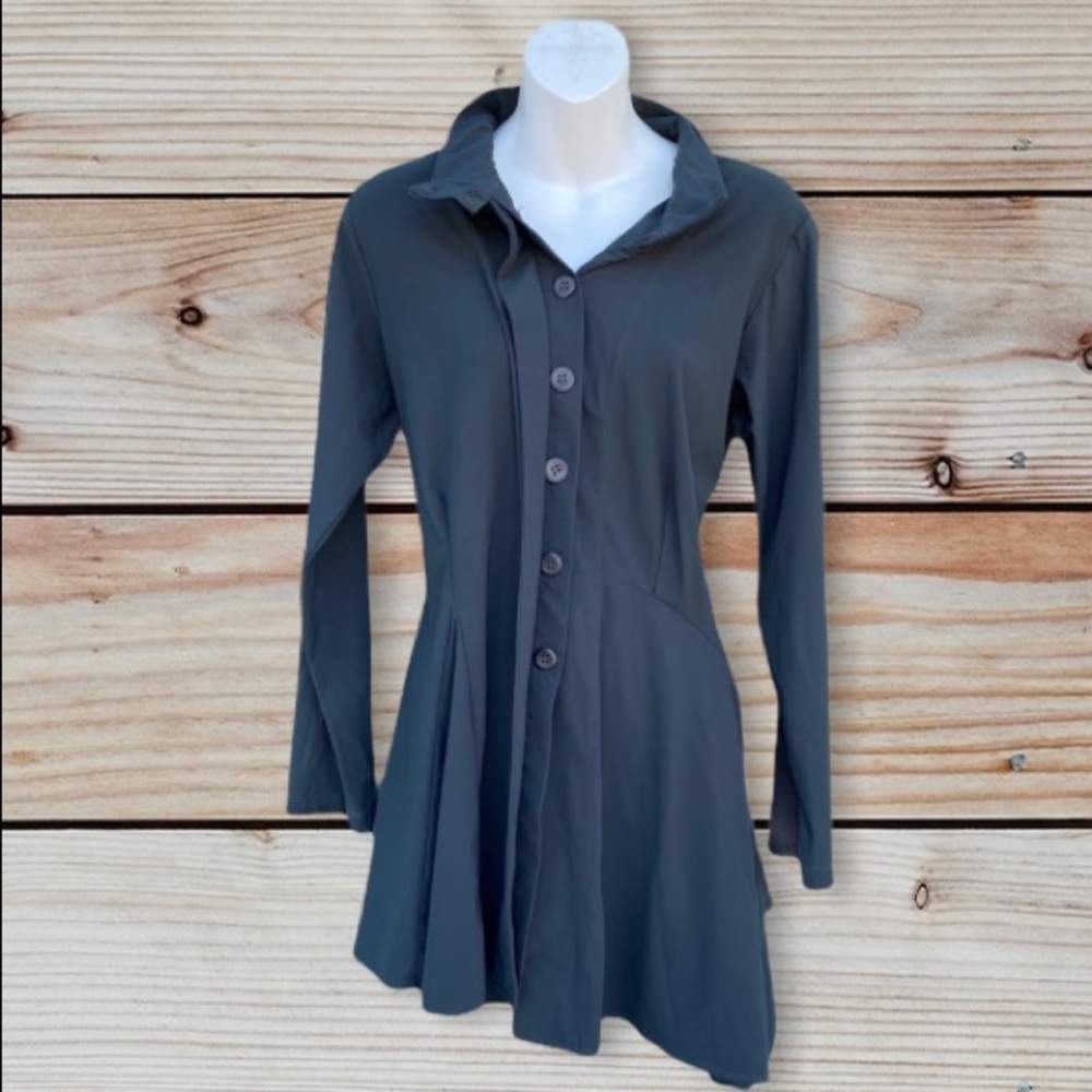 🤑10/$100 EDW Everday Wear Spirithouse gray blouse S
